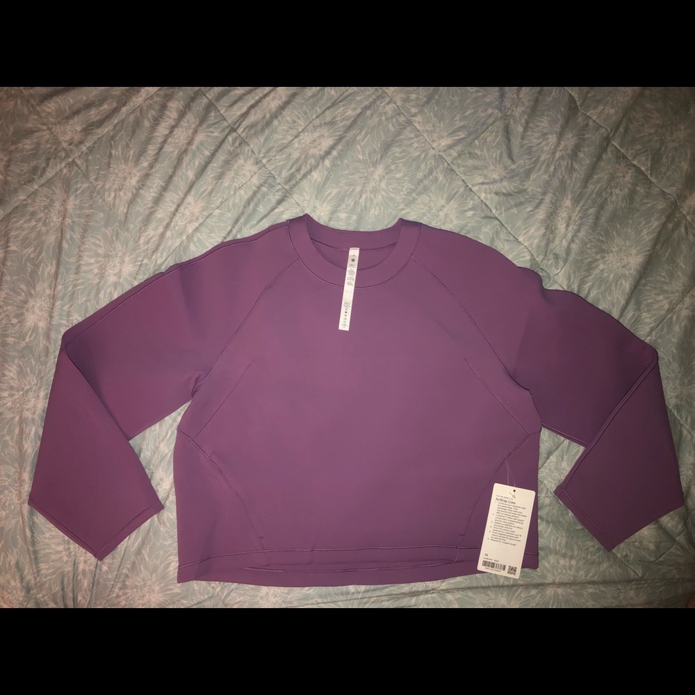NWT Lululemon AirWrap Crew Wisteria Purple Sz 10